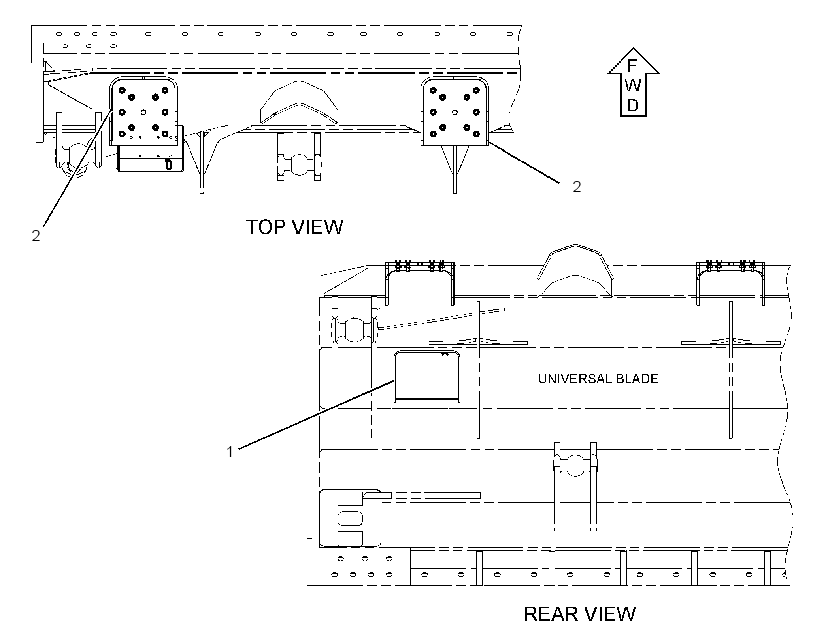 MOUNTING GP-MAST 2454134 CAT