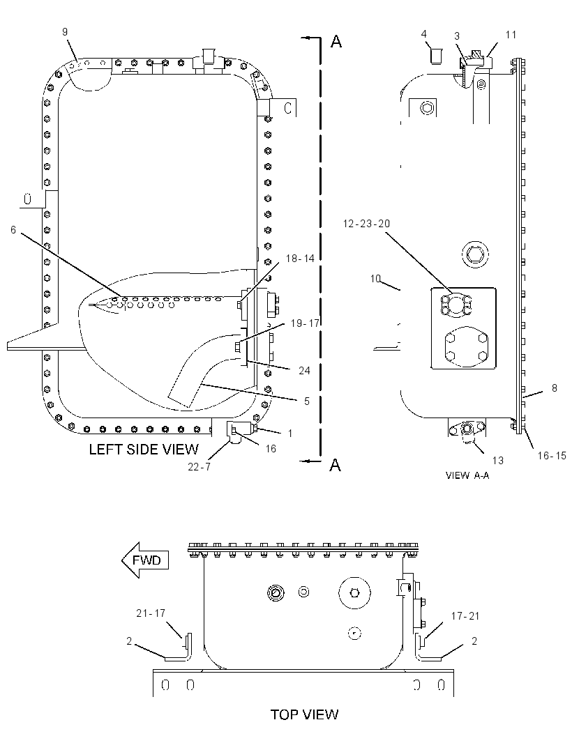 TANK GP-TRANSMISSION 2637697 CAT