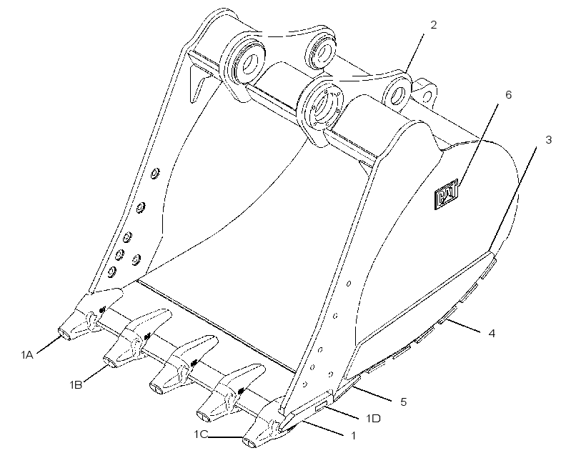 BUCKET AS-HEAVY DUTY POWER 2692669 CAT