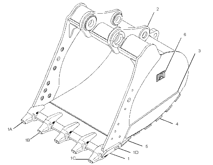 BUCKET AS-HEAVY DUTY POWER 2285853 CAT