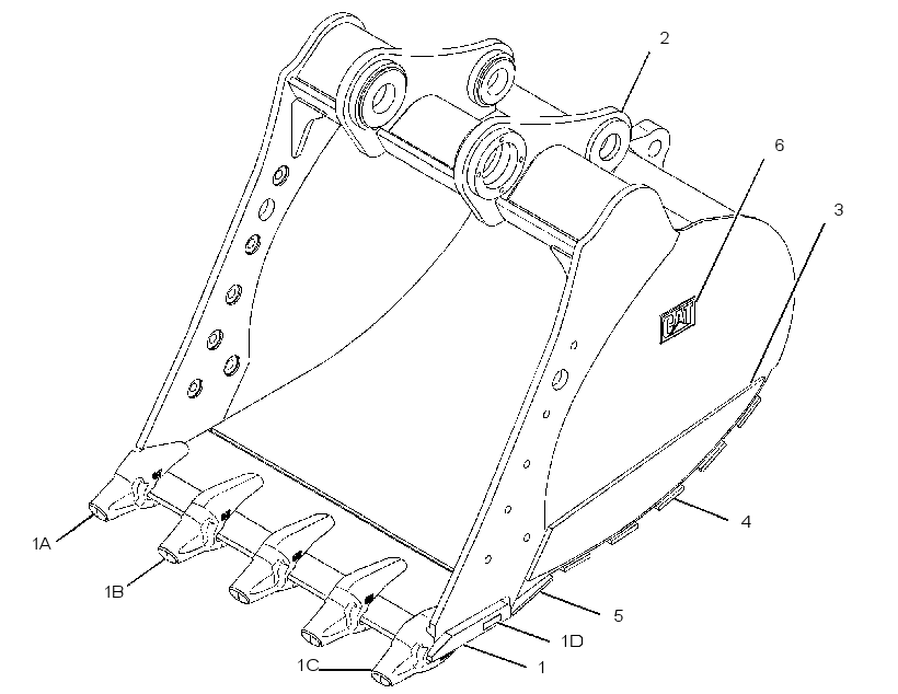 BUCKET AS-HEAVY DUTY POWER 2285854 CAT