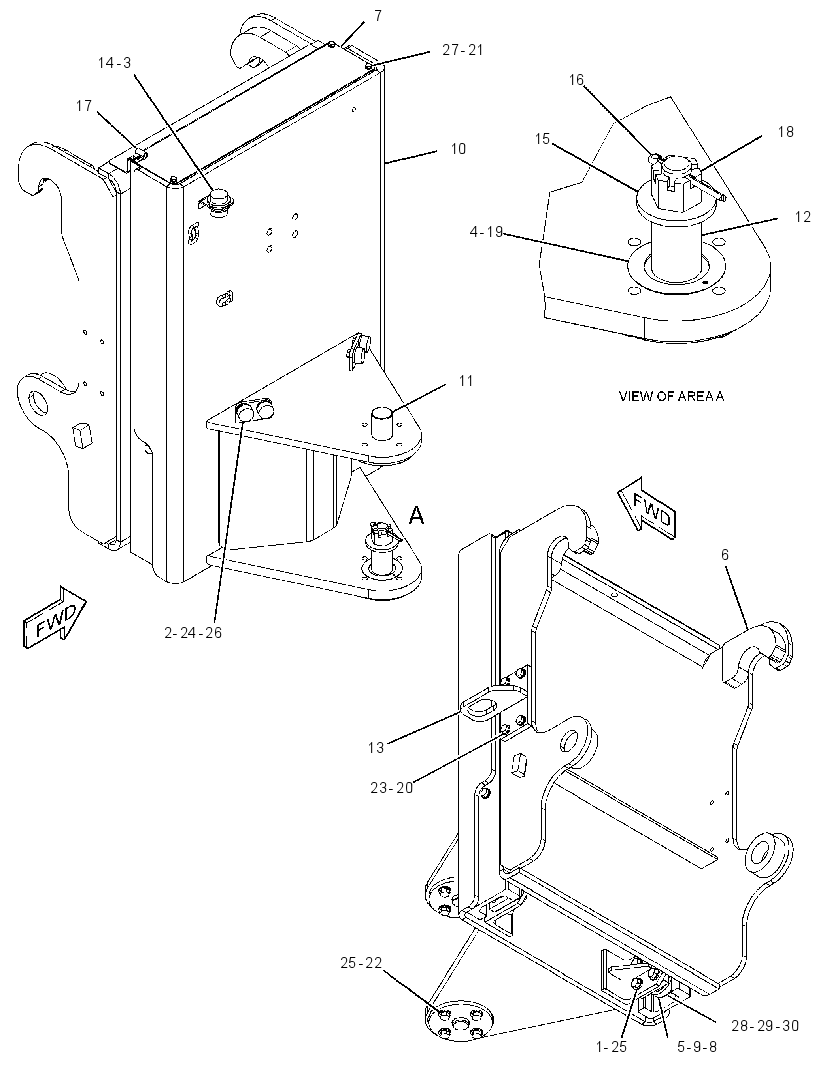 MOUNTING GP-ACCESS PLATFORM 2667417 CAT