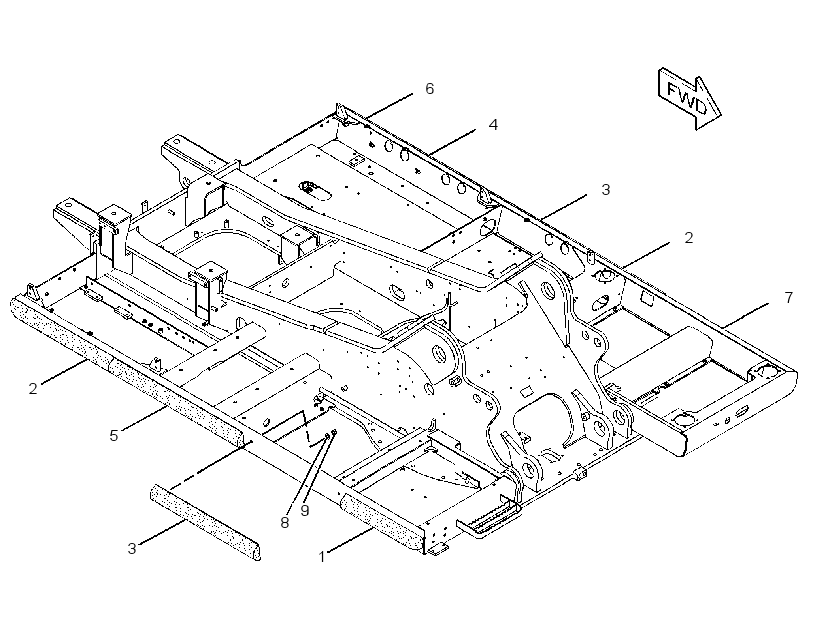 BUMPER GP 2670118 CAT