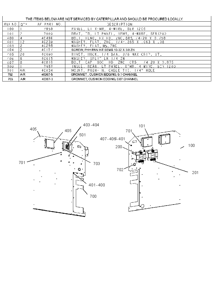 PANEL AS-ELECTRICAL 2566477 CAT