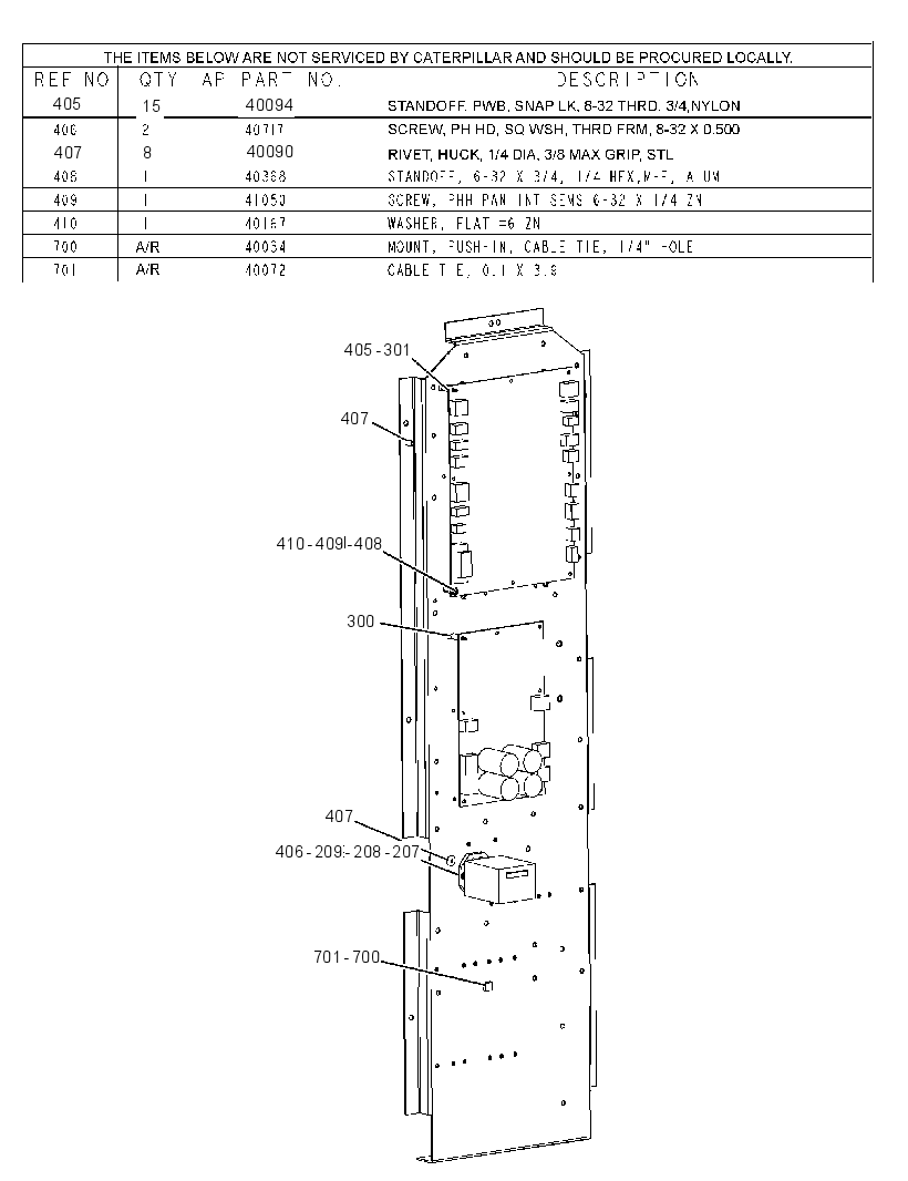 PANEL AS-ELECTRICAL 2452872 CAT