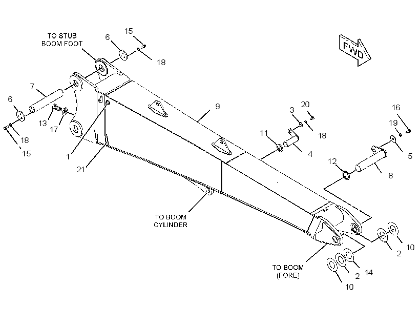 BOOM GP-STUB 2834726 CAT