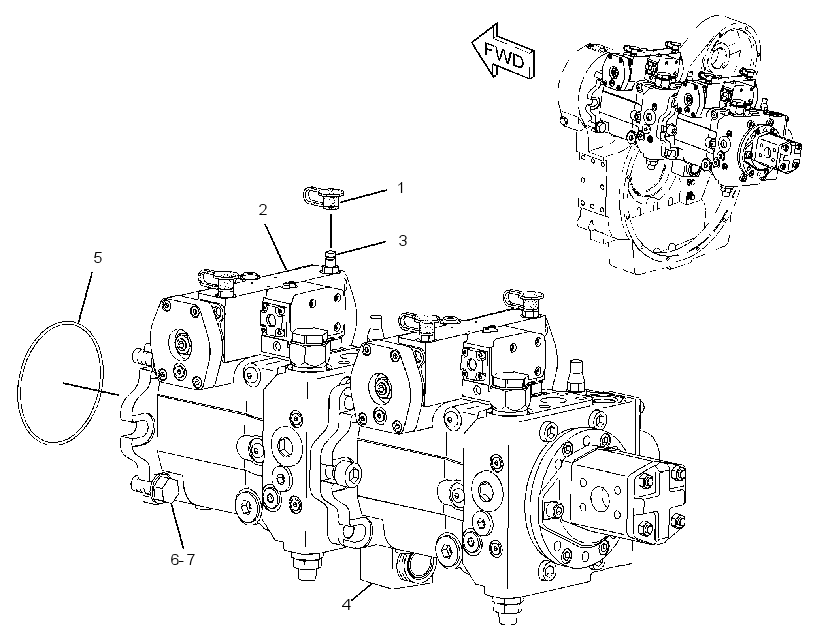 PUMP GP-PISTON & GEAR 2488108 CAT