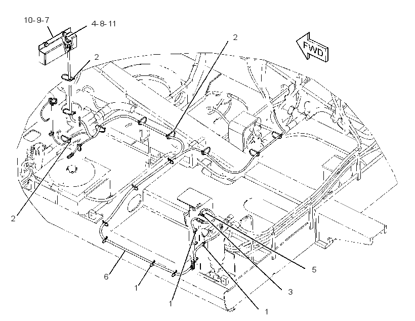 WIRING GP-FUEL SYSTEM 2845766 CAT