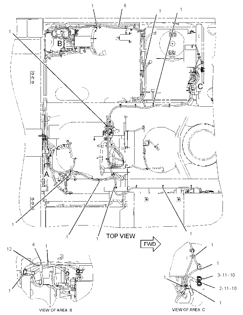 WIRING GP-FUEL SYSTEM 2768456 CAT