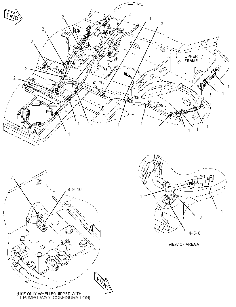 WIRING GP-AUXILIARY CONTROL 2595342 CAT