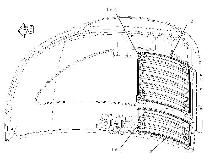 LOUVER GP 2860561 CAT