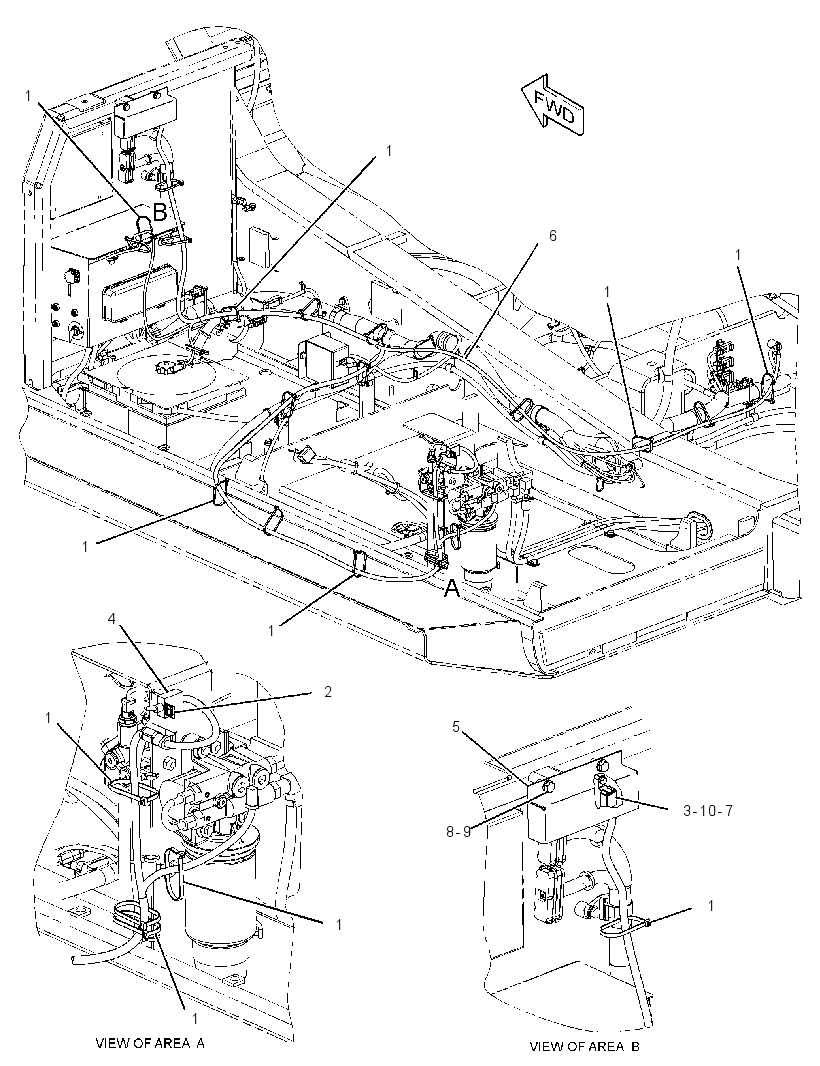 WIRING GP-FUEL PUMP 2851160 CAT