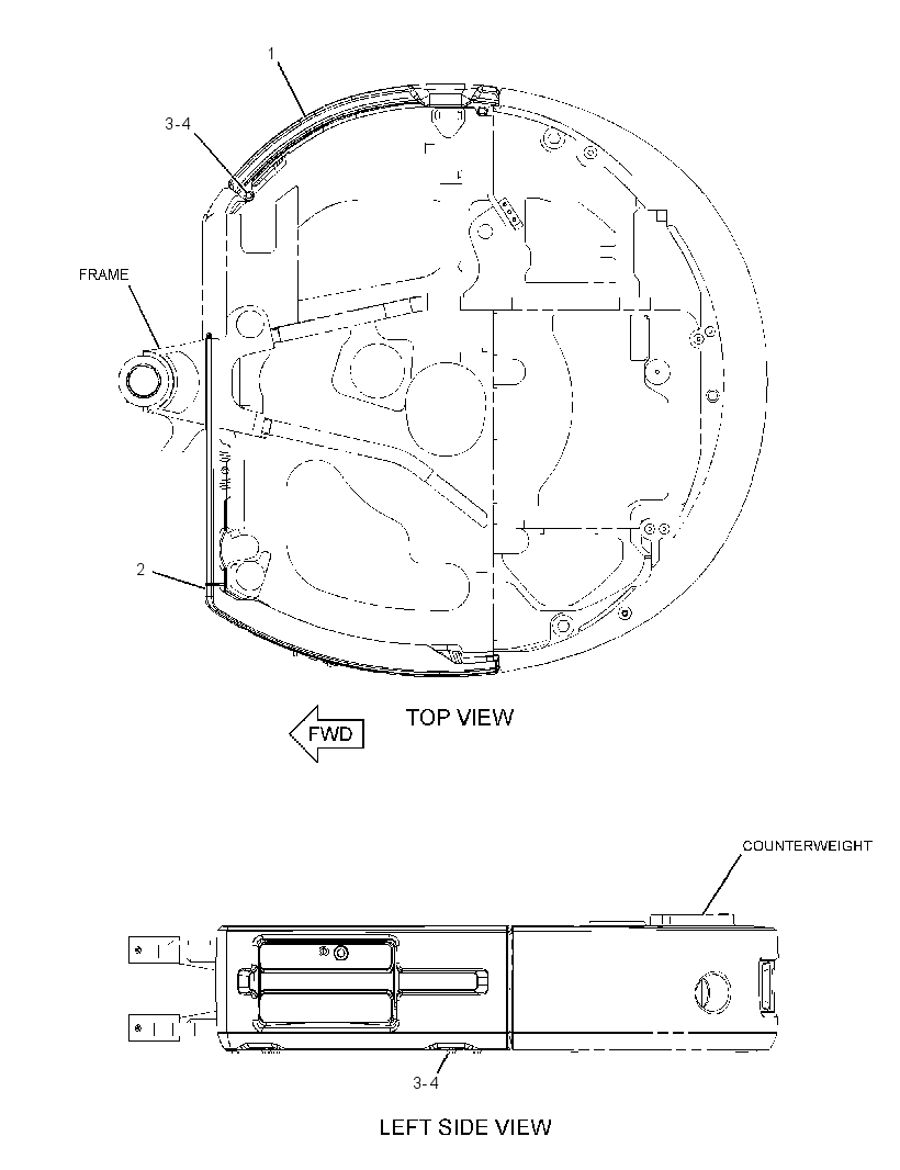 COVER GP-FENDER 2857660 CAT