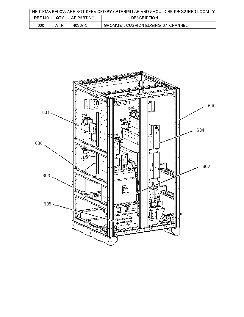ENCLOSURE GP-POWER SUPPLY 2447384 CAT