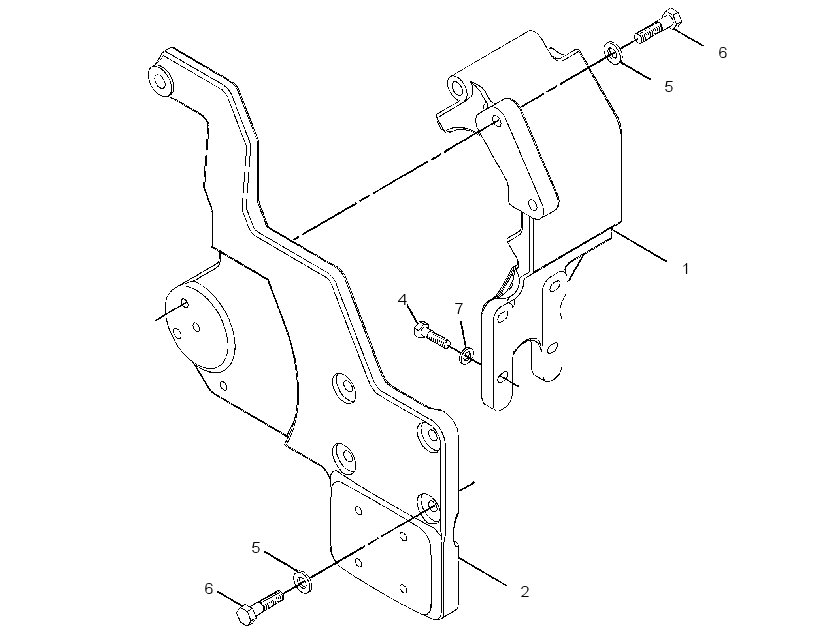 BRACKET GP-ENGINE 2761331 CAT