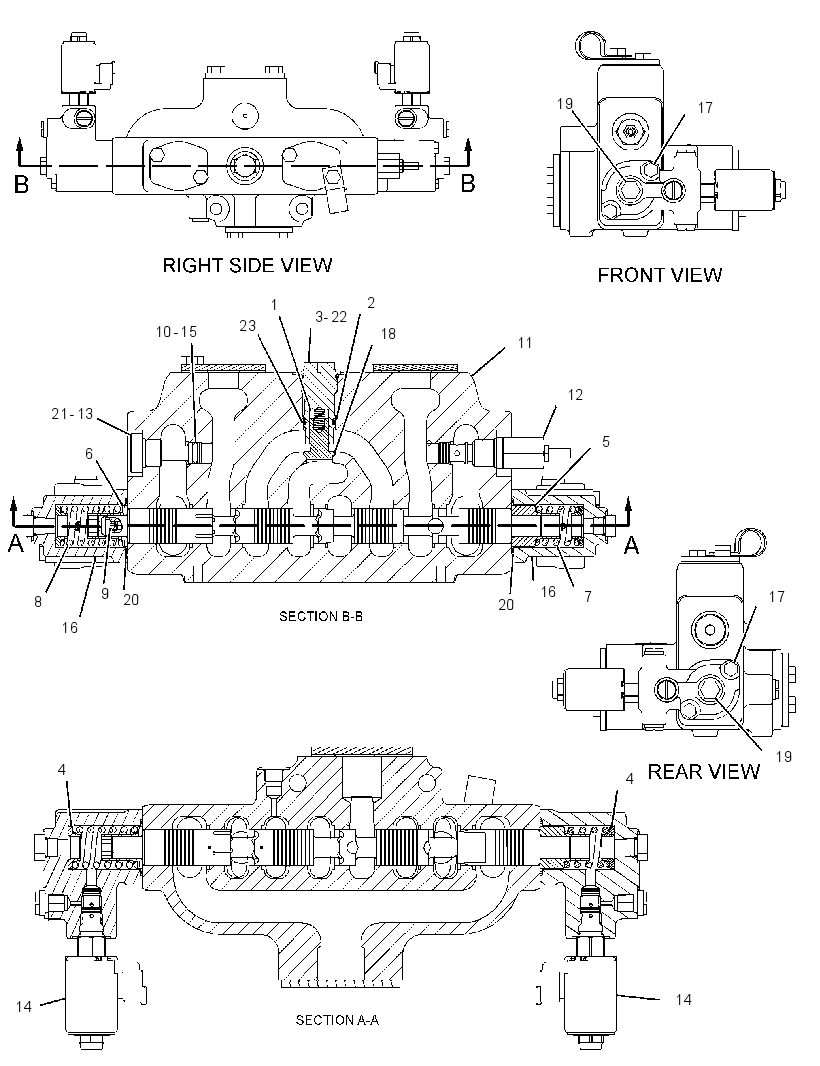 VALVE GP-HOIST CONTROL 2600285 CAT
