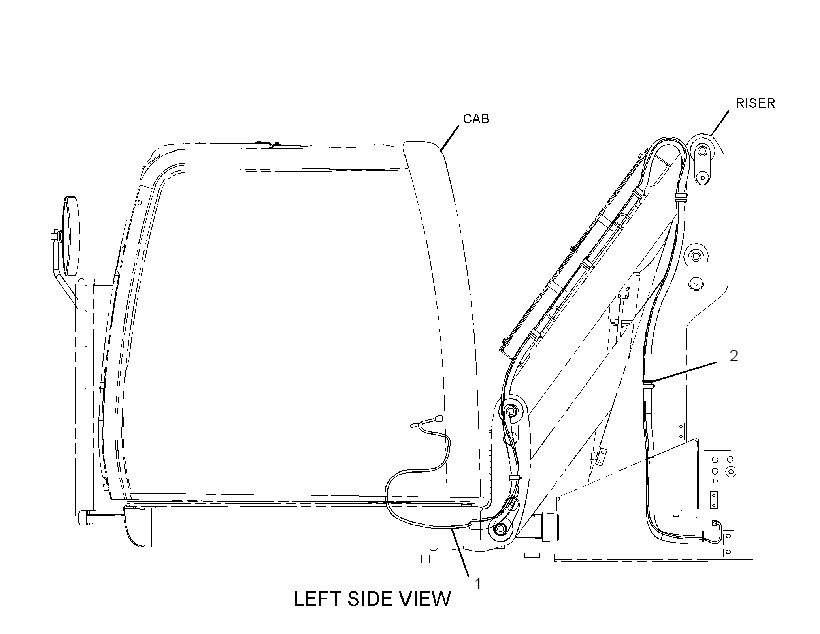 WIRING GP-CAB RISER 2862316 CAT