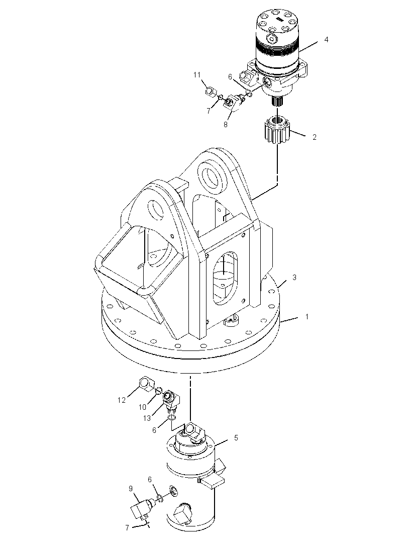 ROTATOR GP-HYDRAULIC 2707838 CAT