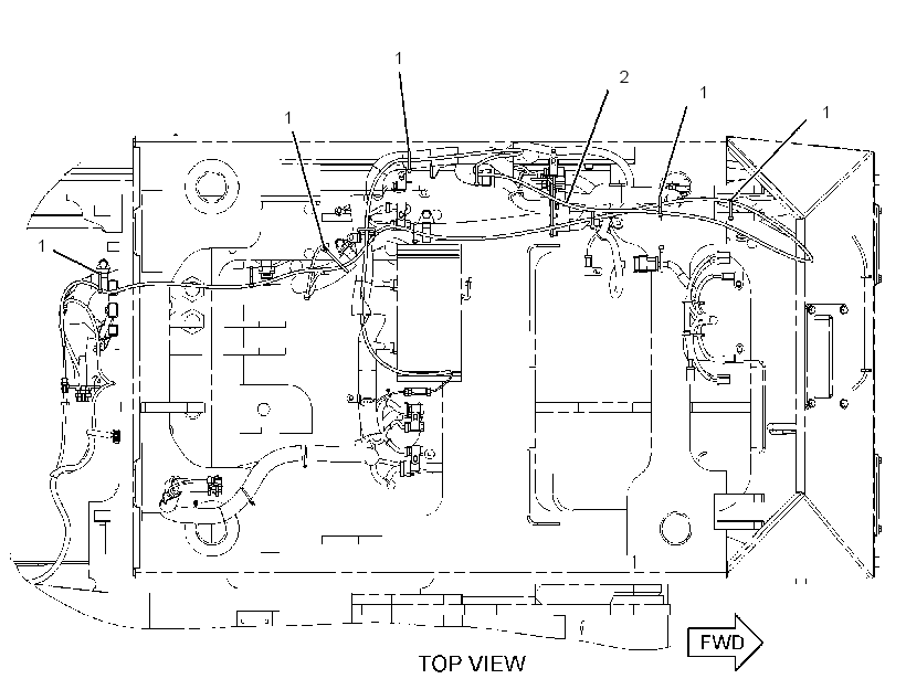 WIRING GP-CAB RISER 2848012 CAT