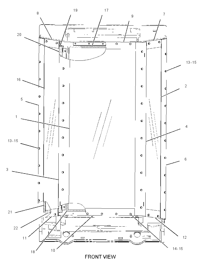 FRAME GP-WINDOW 2580699 CAT