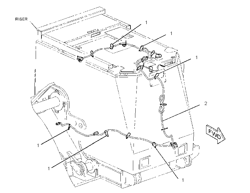 WIRING GP-CAB RISER 2781815 CAT