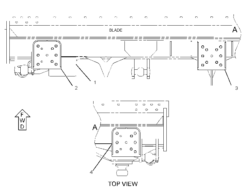 MOUNTING GP-MAST 2454135 CAT