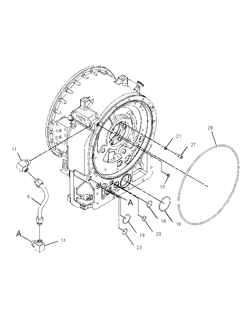 HOUSING GP-TORQUE CONVERTER 2480394 CAT