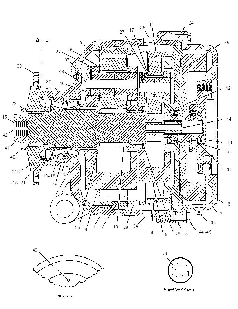 REDUCER GP-ELEVATOR SPEED 2T0189 CAT