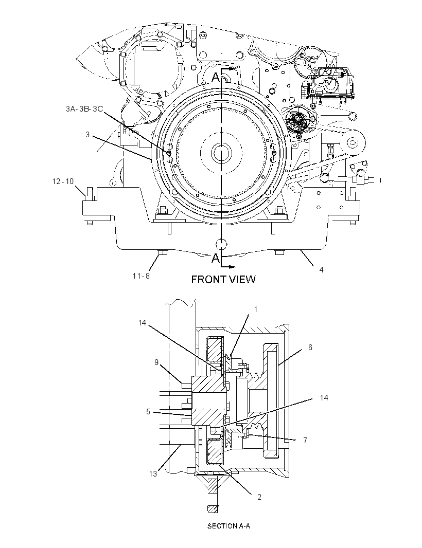 MOUNTING GP-HYD PUMP DRIVE 2421906 CAT