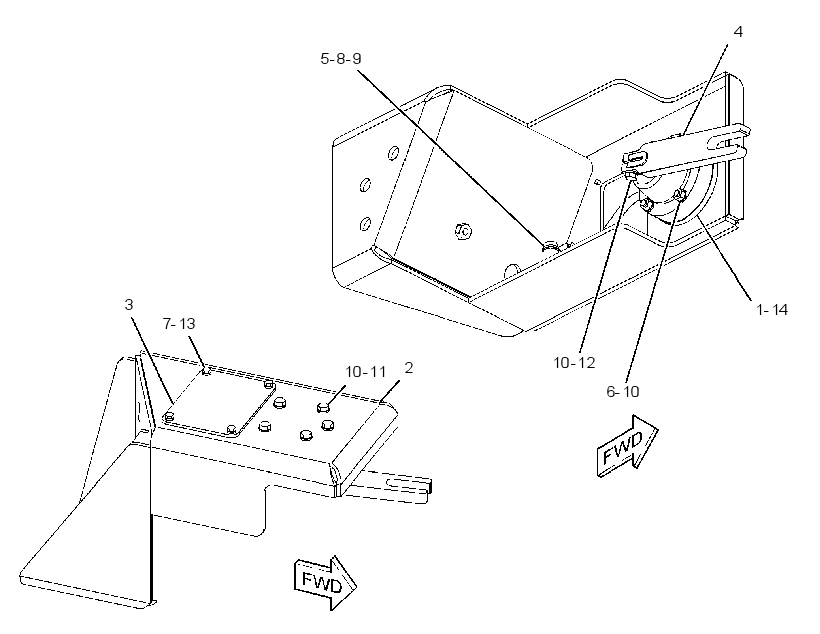 SENSOR & MTG GP-TILT POSITION 2212939 CAT