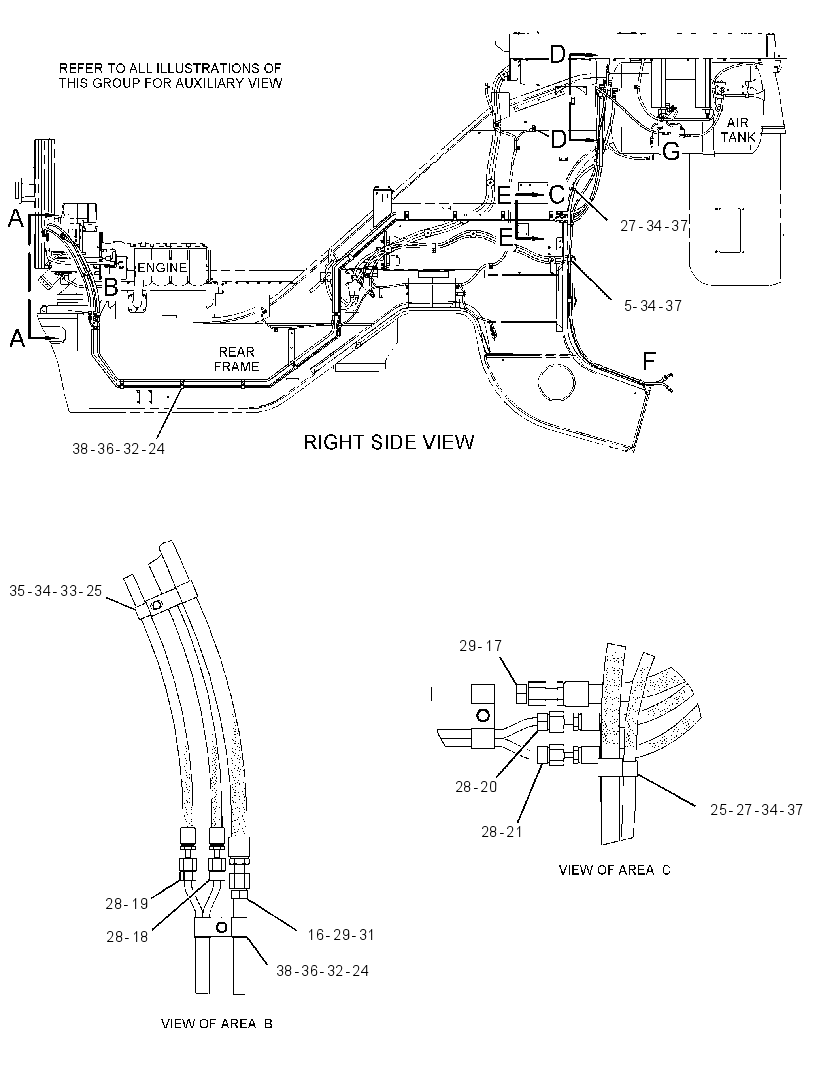 LINES GP-AIR TANK 2664225 CAT