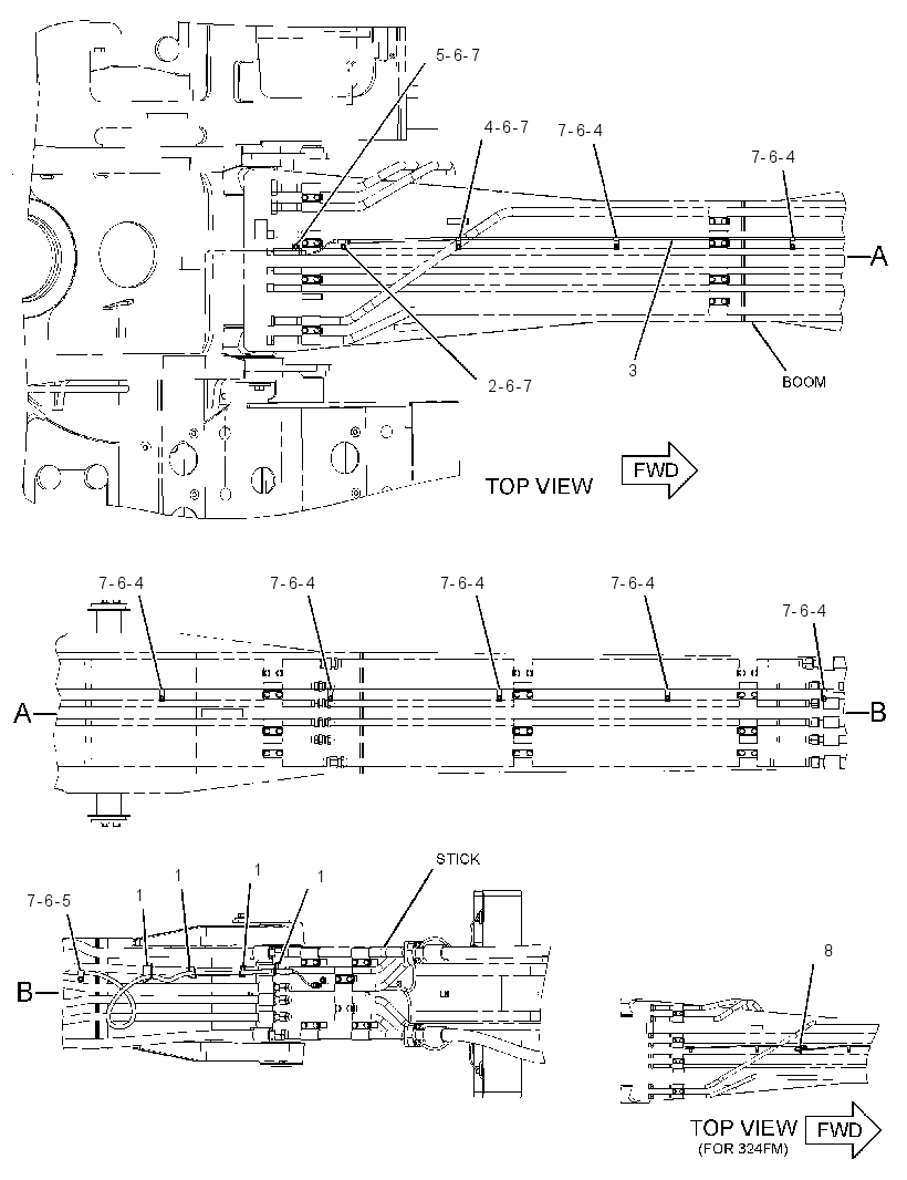 WIRING GP-BOOM 2677606 CAT