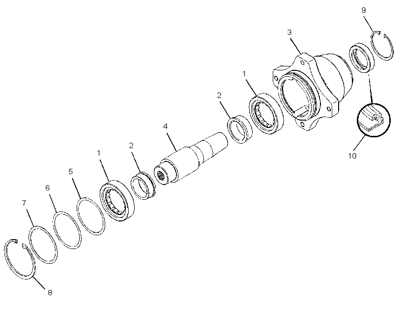 BEARING & HOUSING GP 2142297 CAT