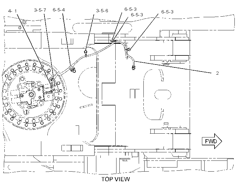 WIRING GP-FINE SWING 2861600 CAT