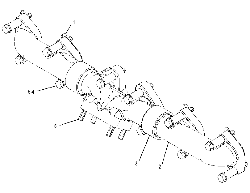 Коллектор выпускной 2298850 CAT