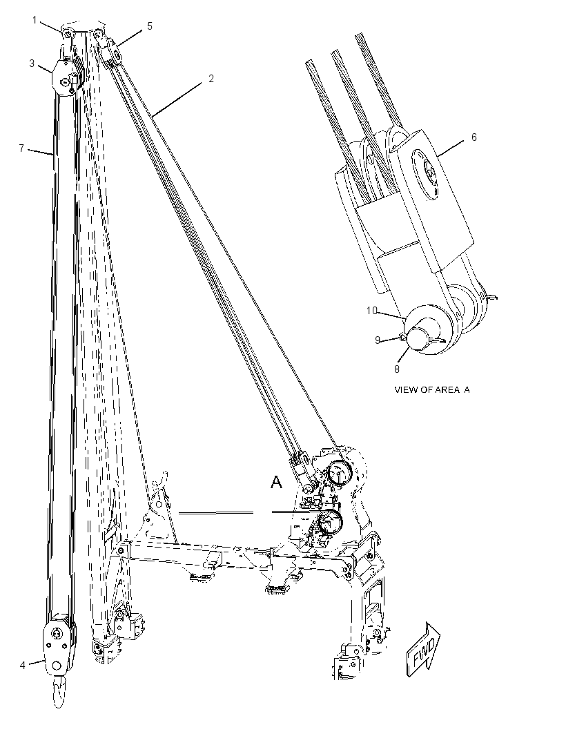 BLOCK & CABLE AR-SHEAVE 2488122 CAT
