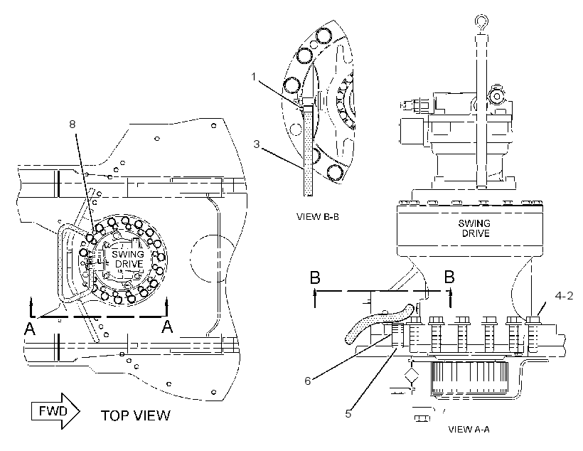 FASTENER GP-SWING DRIVE 2128781 CAT