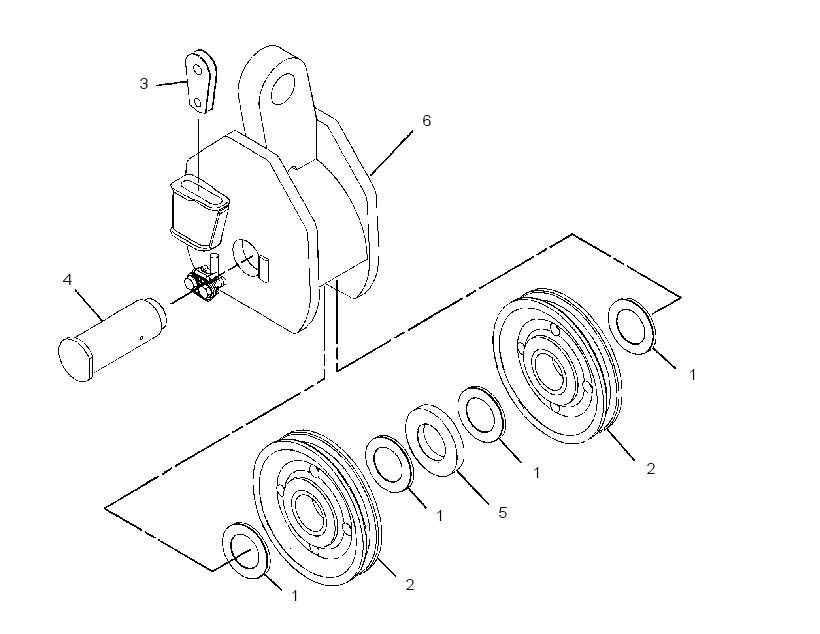 BLOCK GP-BOOM SHEAVE 2488125 CAT