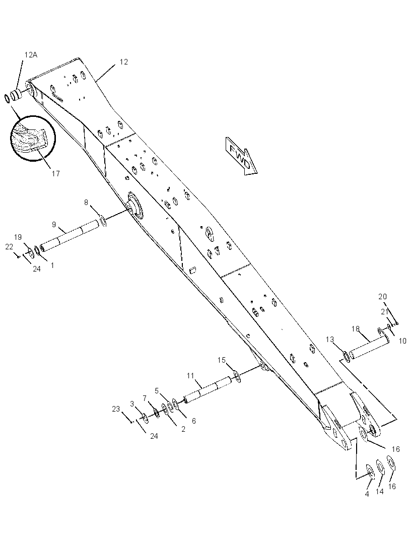 BOOM GP-MATERIAL HANDLING 2728020 CAT