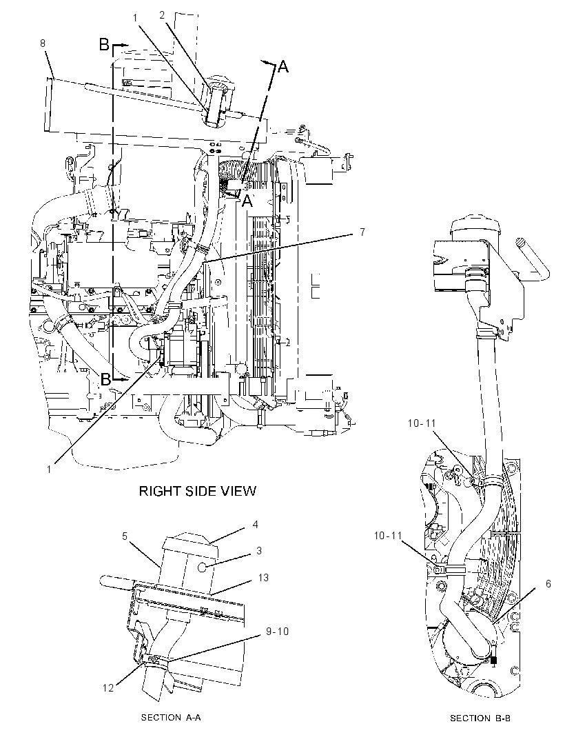LINES GP-ALTERNATOR AIR 2635030 CAT