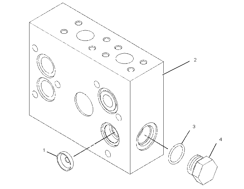 MANIFOLD GP-TRANSMISSION 2587335 CAT