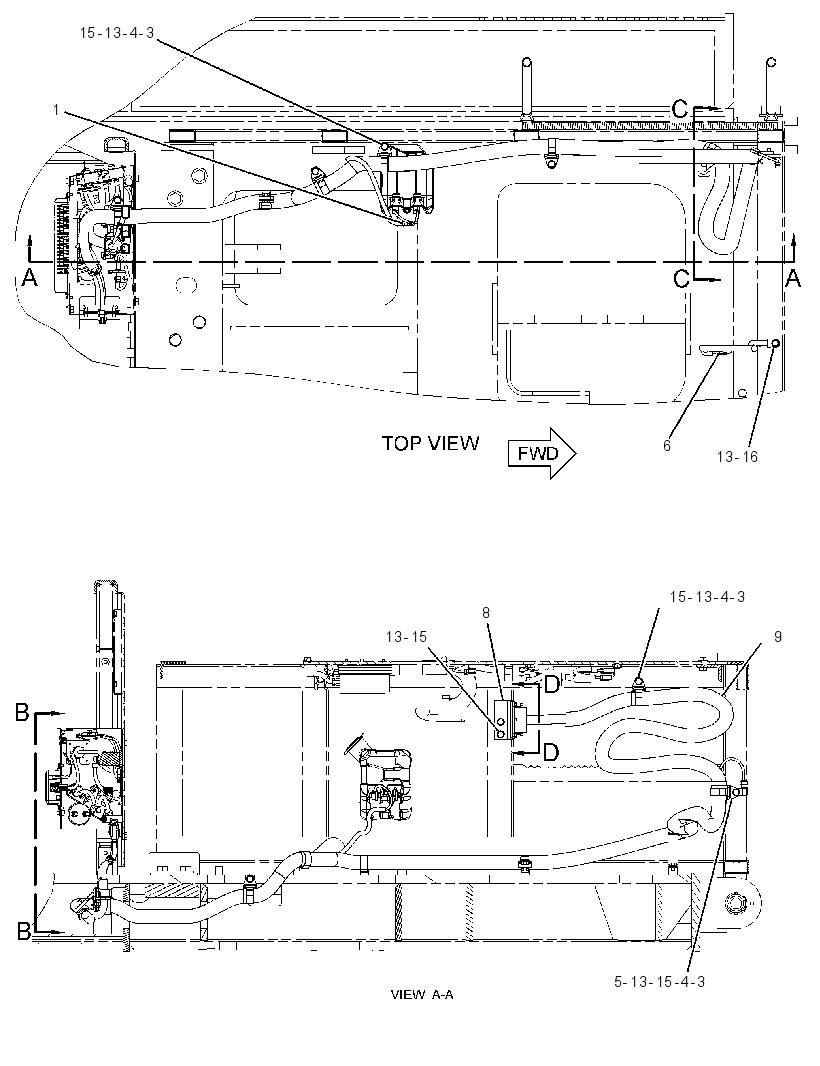 WIRING GP-CAB RISER 2839453 CAT