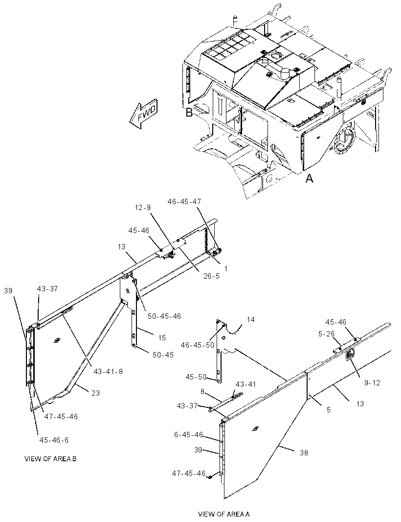 COVER GP-ENGINE & PLATFORM 2331743 CAT