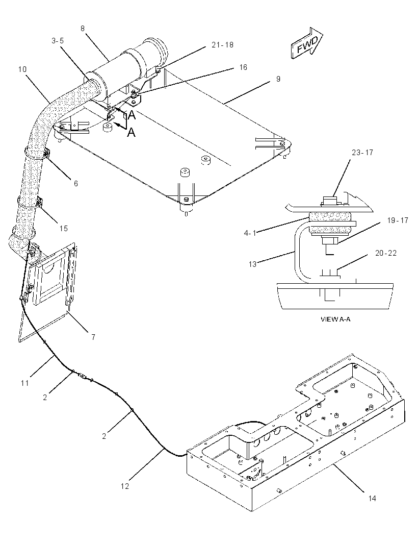 PRECLEANER AR 2Q8683 CAT