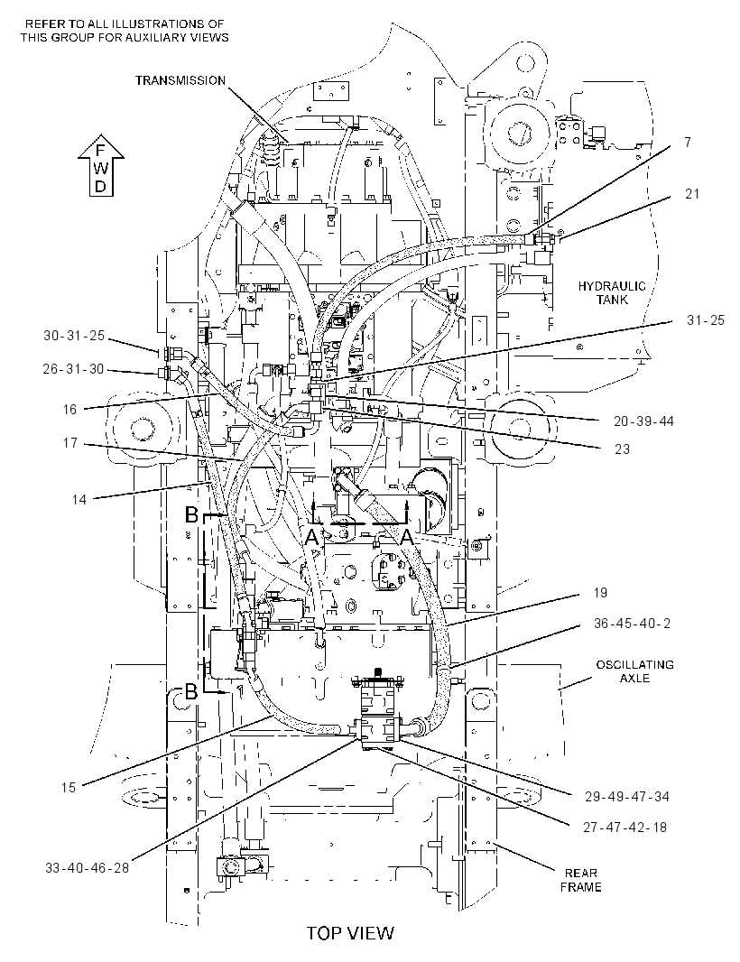 LINES GP-AXLE OIL COOLER FAN 2464555 CAT