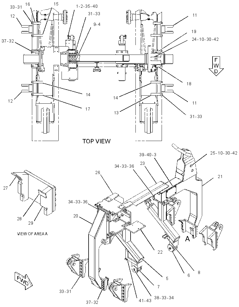 FRAME & MTG GP-PIPELAYER 1986972 CAT