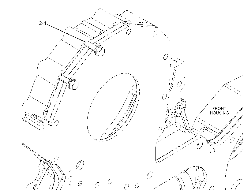 FASTENER GP-FRONT COVER 2858628 CAT