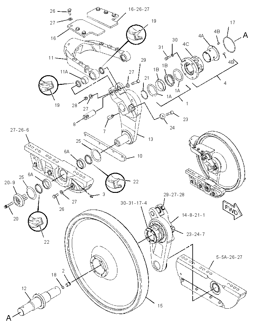 IDLER GP 2839242 CAT
