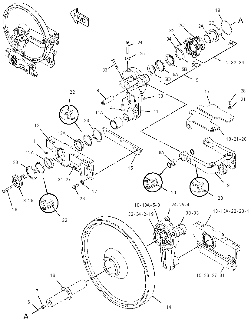IDLER GP 2839244 CAT