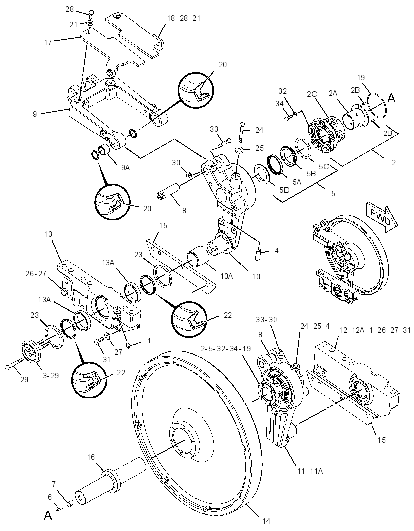 IDLER GP 2839243 CAT